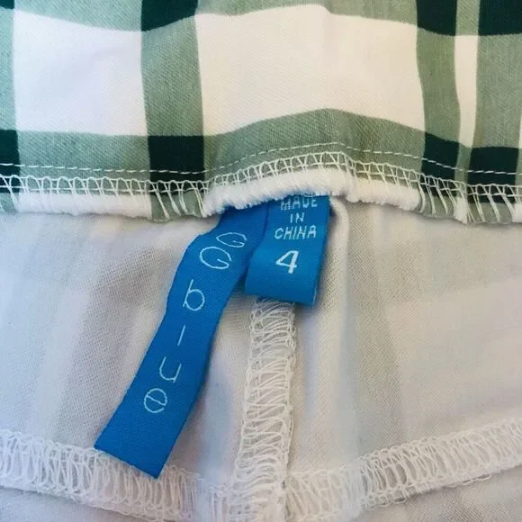 GG Blue Golf Green and White Plaid New Fab Fit Short III - Picture 2 of 15